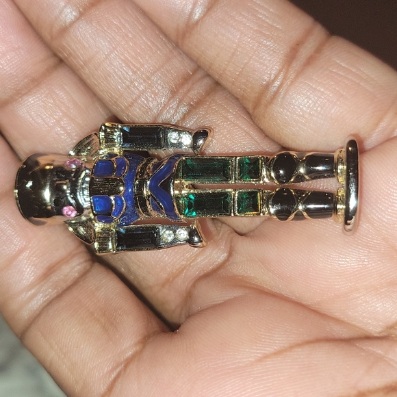 Vtg. MONET Signed Nutcracker Brooch/Pin - Picture 1 of 5